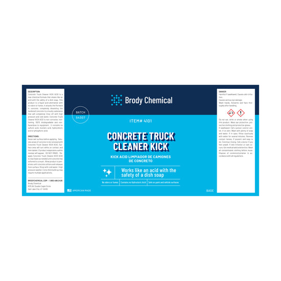 CONCRETE TRUCK CLEANER KICK – Brody Chemical