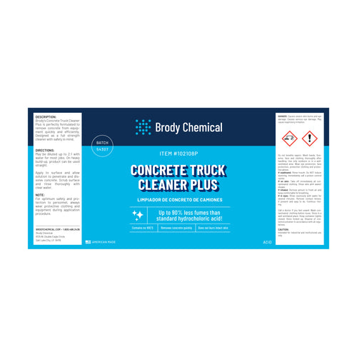 CONCRETE TRUCK CLEANER PLUS